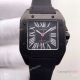Swiss Cartier Santos 100th Anniversary Black Replica Watch 42mm Men's (9)_th.jpg